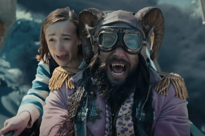 Jason Momoa and Marlow Barkley in Slumberland