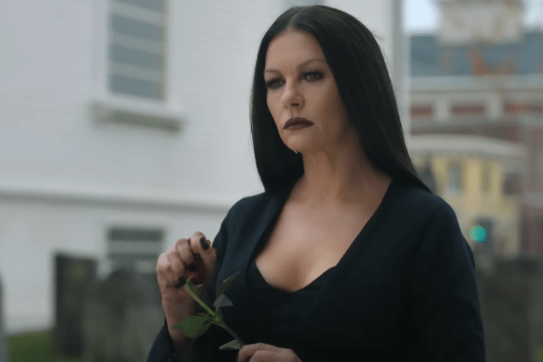 Catherine Zeta-Jones in Wednesday on Netflix